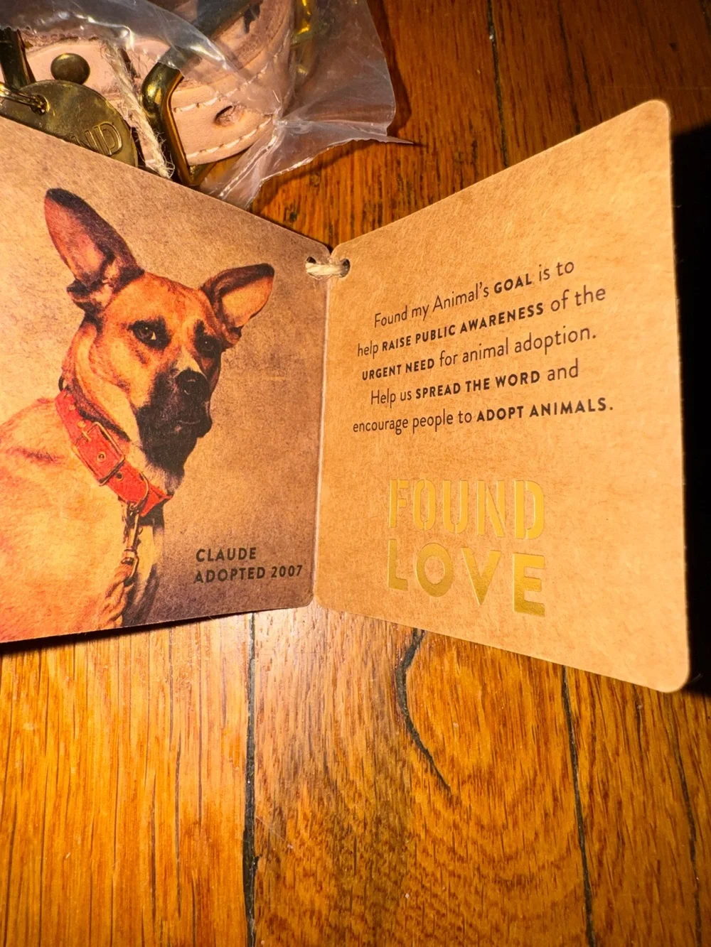 Found My Animal Handcrafted Ombre Cotton Rope and Leather Pet Accessory NWT